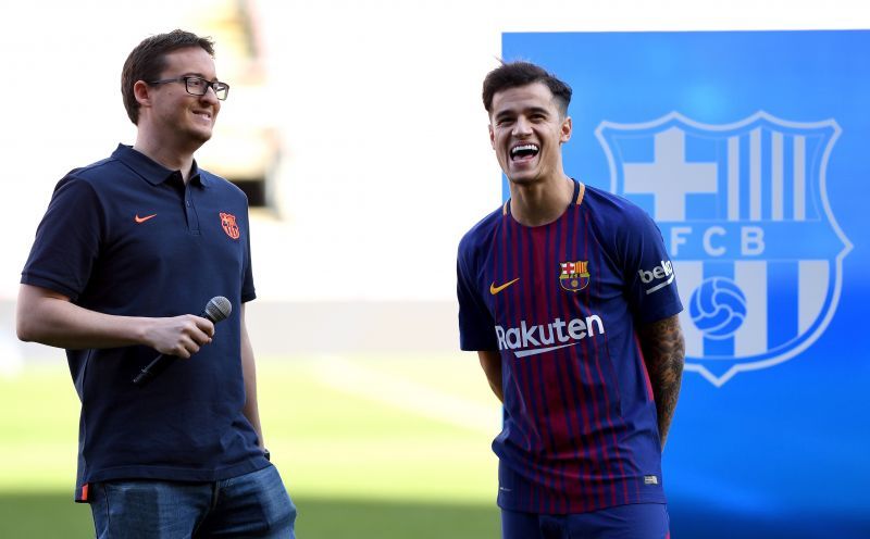 Barcelona unveil Philippe Coutinho