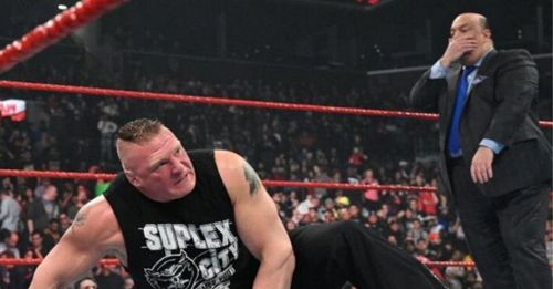 Brock Lesnar and Paul Heyman.