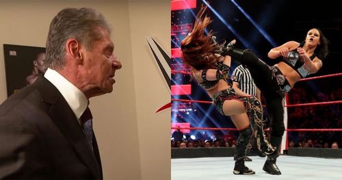 Vince McMahon/ Baszler vs. Sane on RAW.