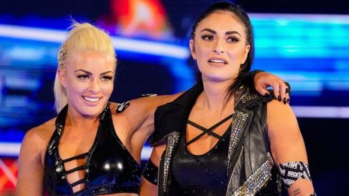 Sonya Deville and Mandy Rose 