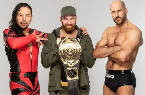 Sami Zayn, Shinsuke Nakamura and Cesaro