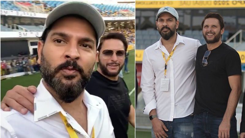 Yuvraj Singh and Afridi share a strong friendship