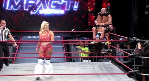 Michael Elgin and Taya Valkyrie were a destructive team