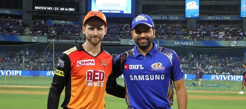 Kane Williamson with Rohit Sharma