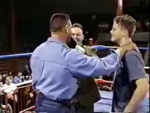 Davey Boy, Mauro Ranallo, and Harry Smith during a Stampede Wrestling TV taping.