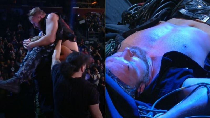 Jon Moxley was laid out and destroyed by The Inner Circle on tonight&#039;s show