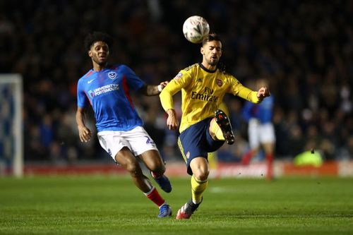 Pablo Mari's debut vs Portsmouth