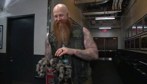 Erick Rowan carried a spider to the ring for a few months