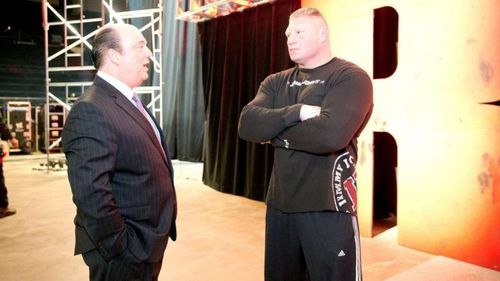 Paul Heyman is Brock Lesnar's on-screen advocate