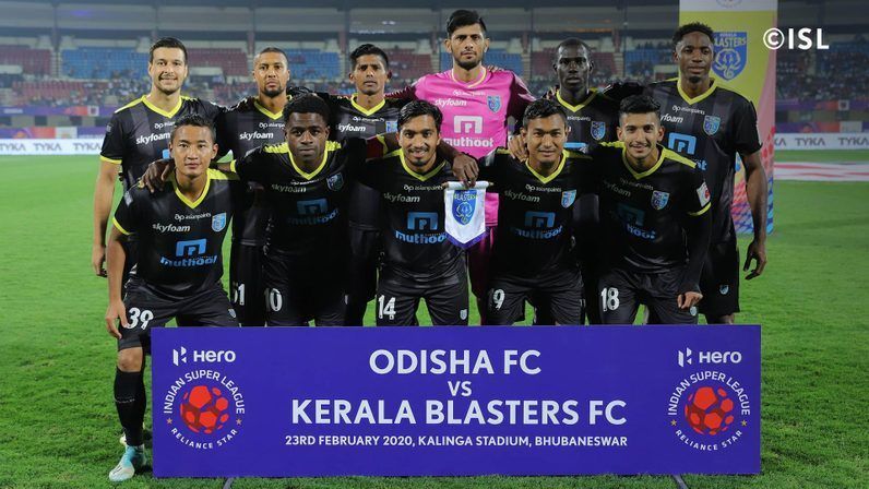 Kerala Blasters starting XI against Odisha FC (Photo: ISL)