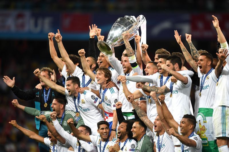Real Madrid have lifted the Champions League trophy 13 times