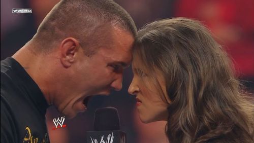 Randy Orton and Stephanie McMahon's intense face-off