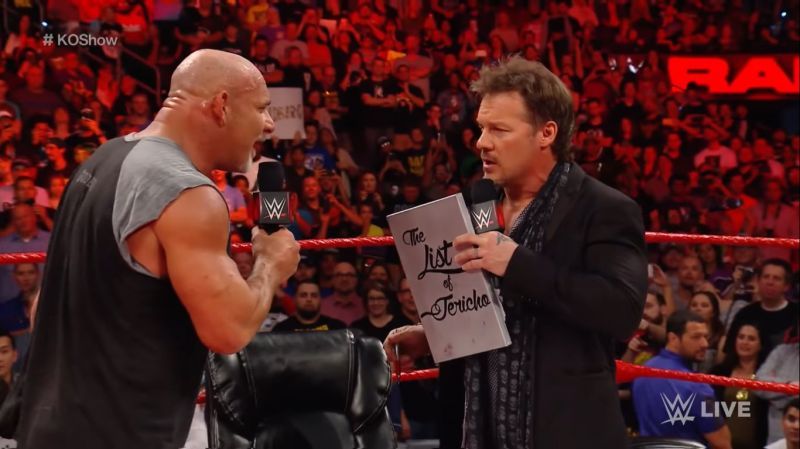Goldberg and Chris Jericho