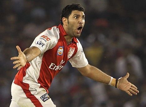 Yuvraj Singh played for the Kings XI Punjab