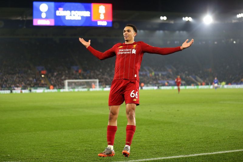 Liverpool&#039;s Trent Alexander-Arnold has 12 assists to his name this season