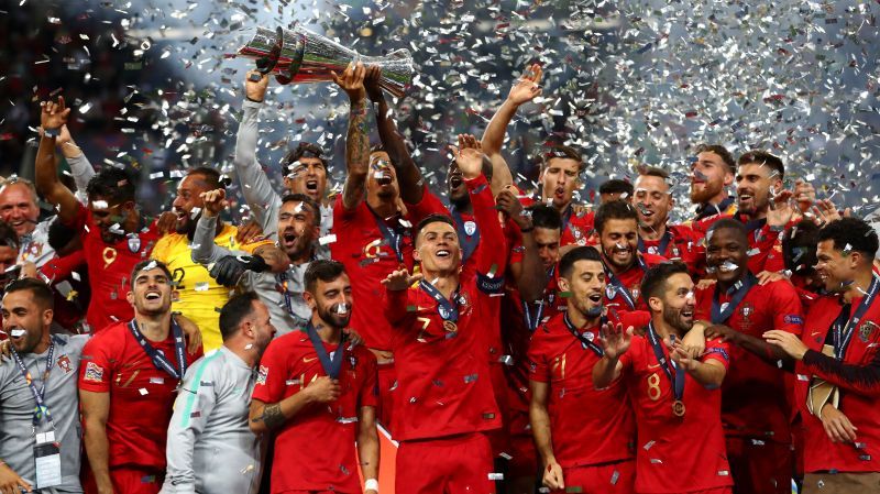 Portugal after winning the inaugural UEFA Nations League 