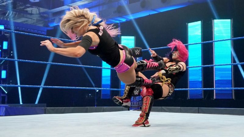 Bliss had an impressive showing against Asuka tonight