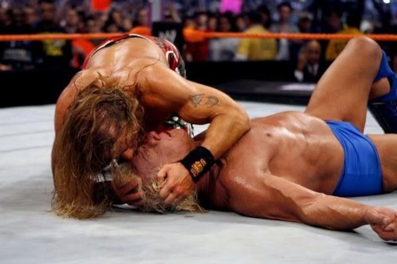 Ric Flair wrestled his final match in the WWE against Shawn Michaels.