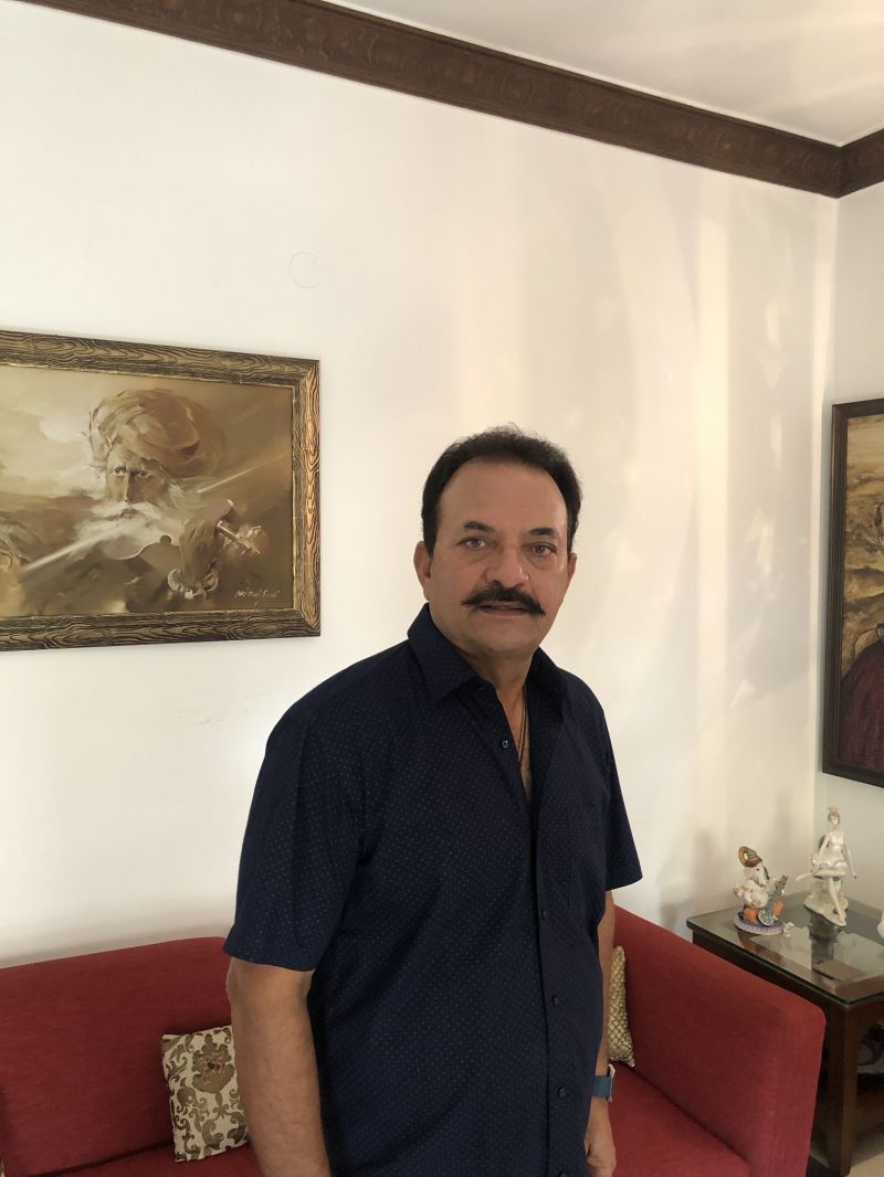 Madan Lal at his residence