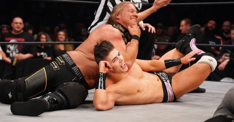 Is there anyone Jericho doesn&#039;t know? (Pic Source: AEW)