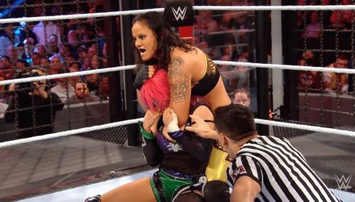 Baszler taking out Asuka