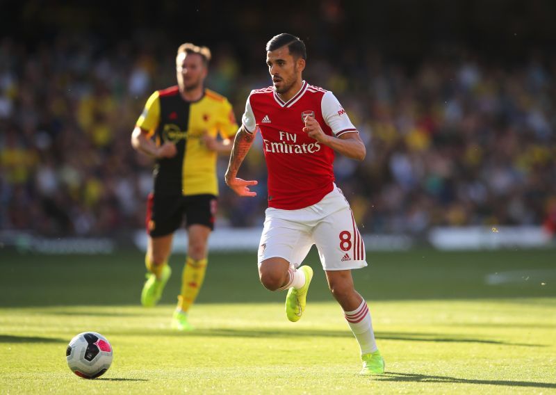 Dani Ceballos in action against Watford during the early weeks of the campaign
