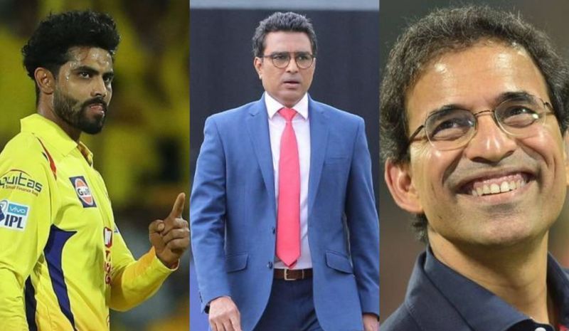 Ravindra Jadeja, Sanjay Manjrekar and Harsha Bhogle