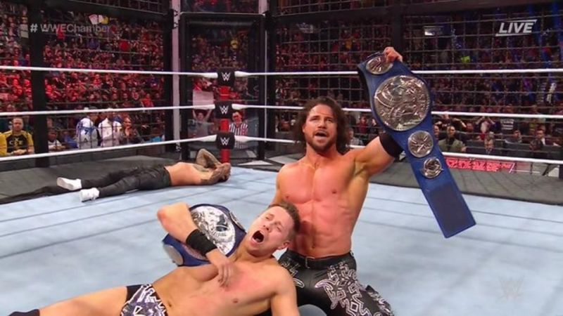 Miz and Morrison retained their tag team titles.