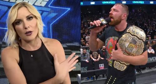 Renee Young and Jon Moxley