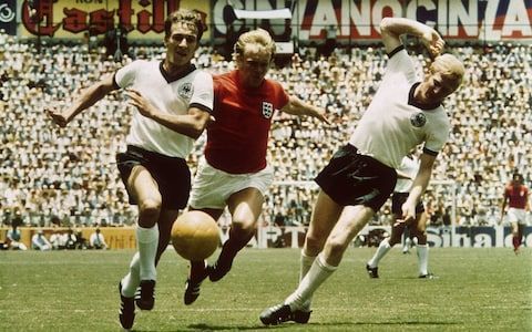 The 1970 World Cup saw England eliminated by their old rivals Germany