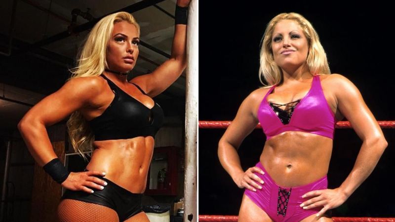 Mandy Rose and Trish Stratus.