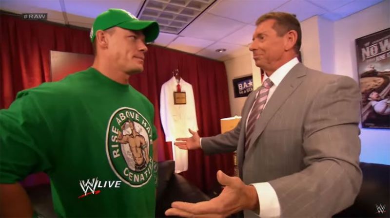 John Cena and Vince McMahon