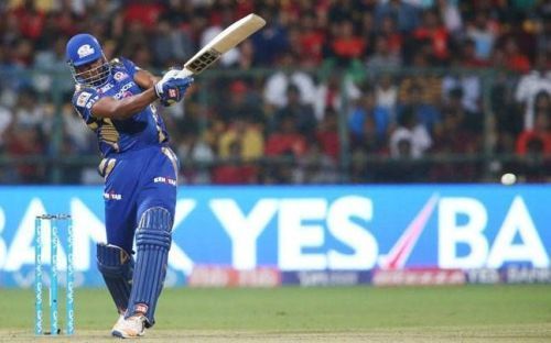 Kieron Pollard saved the day for the Mumbai Indians with an unbeaten half-century