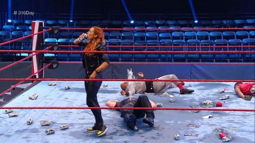 Becky Lynch and Stone Cold's insane celebration after RAW went off the air