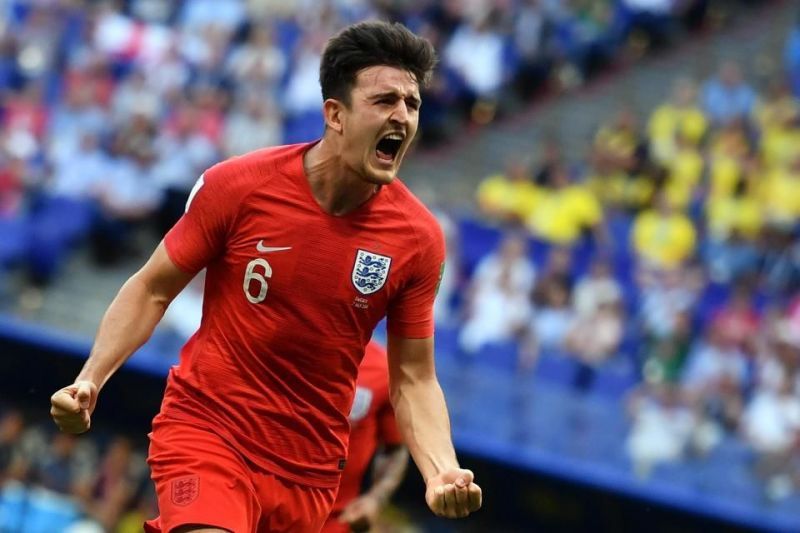Harry Maguire&#039;s header sent England on their way to a World Cup quarter-final win over Sweden