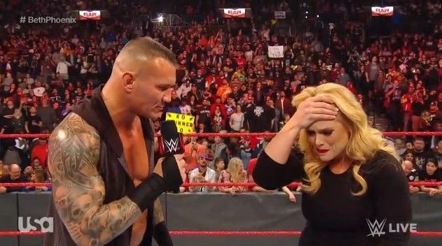 Randy Orton attacked Beth Pheonix in an amazing segment to end the show!