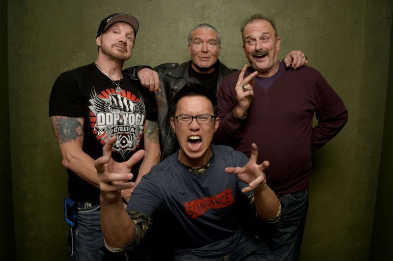 Diamond Dallas Page, Scott Hall, Jake &quot;The Snake&quot; Roberts and DDPY&#039;s Steve Yu at the 2015 Sundance Film Festival