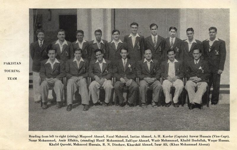 Pakistan's touring team of 1952