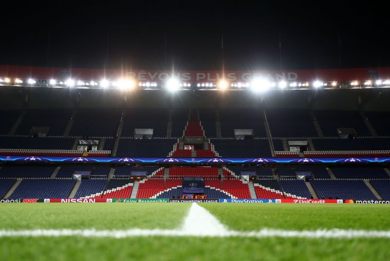 The Champions League encounter at the Parc des Princes is set to be played behind closed doors