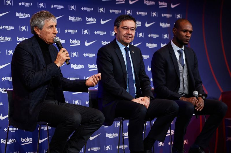 FC Barcelona unveil new coach Quique Setien