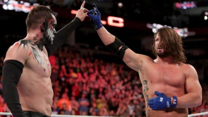 Finn Balor and AJ Styles