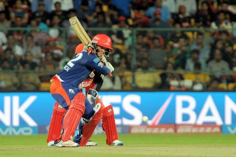 Quinton de Kock registered his maiden IPL ton at the M. Chinnaswamy Stadium