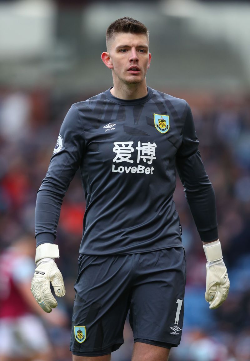 Burnley FC's Nick Pope in action against Bournemouth