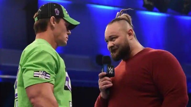 John Cena and Bray Wyatt confronted each other in front of an empty audience!