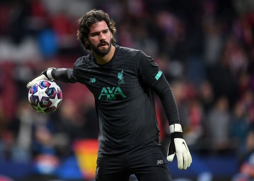 Alisson might miss the return leg against Atletico Madrid