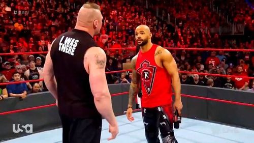 Brock Lesnar and Ricochet