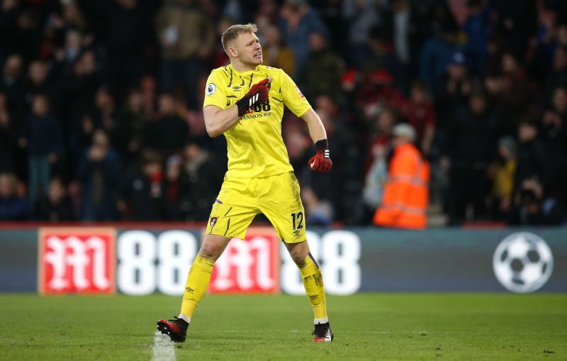 Bournemouth goalie Aaron Ramsdale.