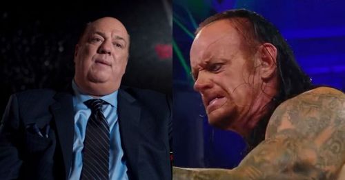 Paul Heyman and The Undertaker.