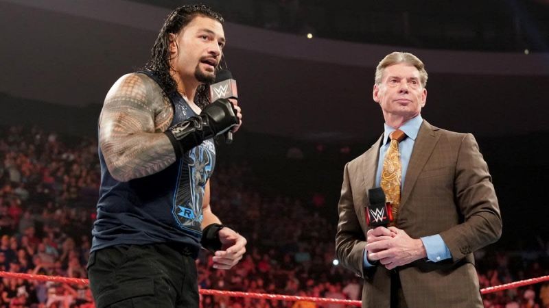 Roman Reigns and Vince McMahon