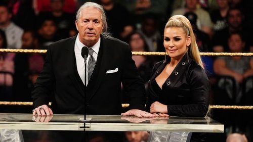 Bret Hart with Natalya